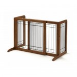 Richell 94135 Freestanding Pet Gate with Autumn Matte Finish, Small – Reviews, Questions & Answers