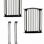 Dreambaby Extra-Tall Swing Close Security Gate (Includes Value Pack), Black – Questions & Answers